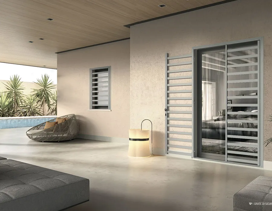 Esposizione di serramenti in showroom